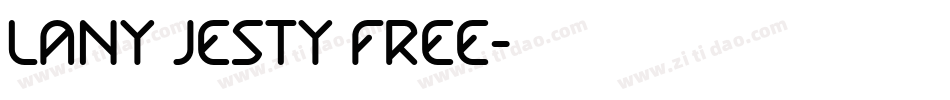 Lany Jesty Free字体转换